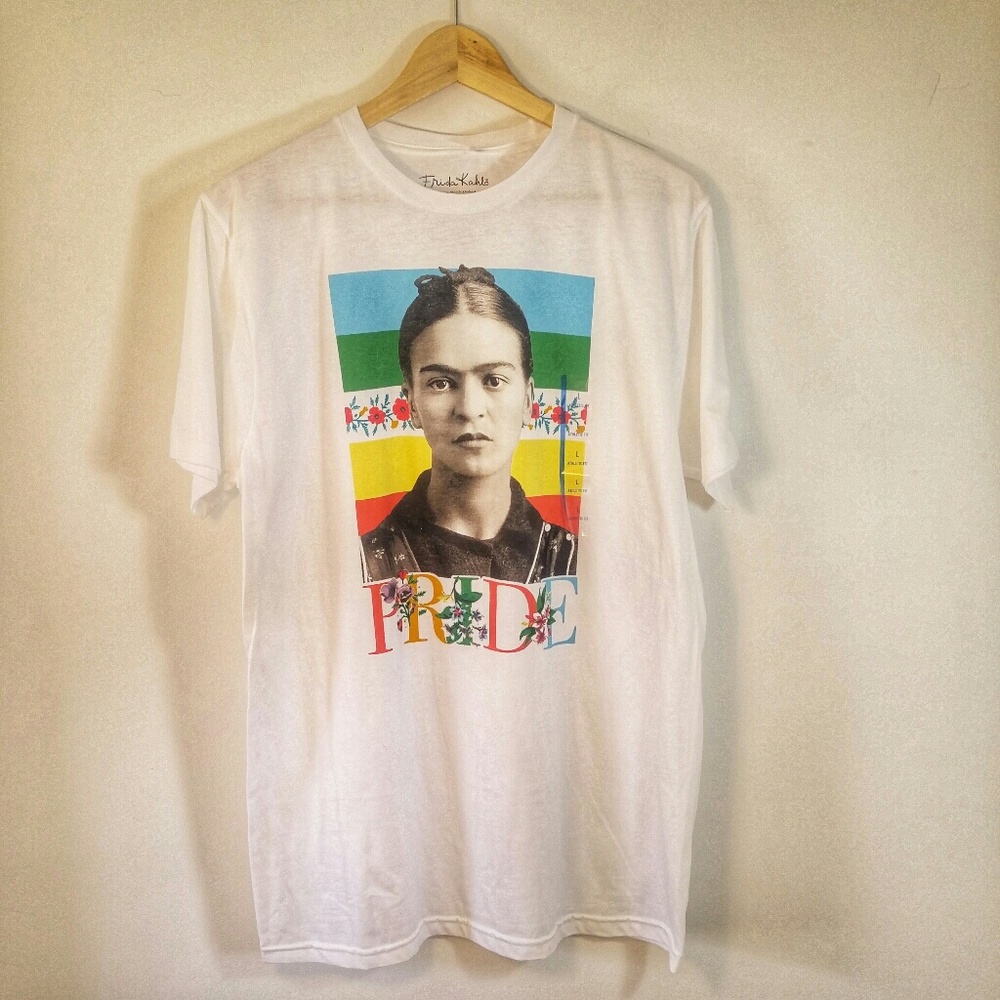 Frieda Kahlo Printed T-Shirt Unisex Size Large - Picture 4 of 5